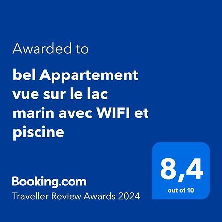 Bel Appartement Vue Sur Le Lac Marin Avec Piscine Le Barcares Exterior photo